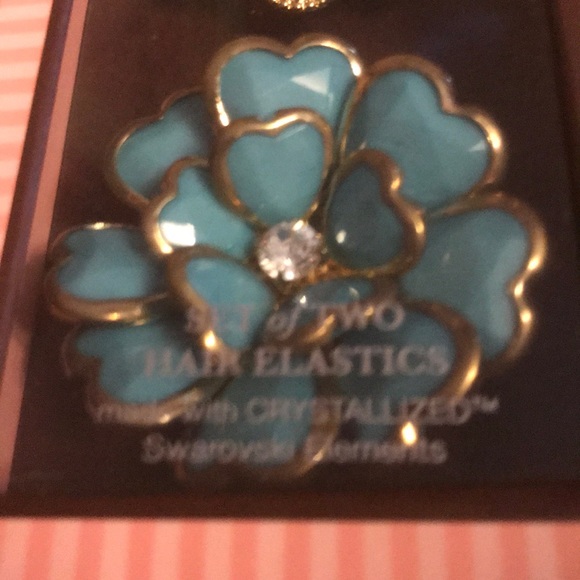 NIB ArgentoSC decorative turquoise hair elastics - Picture 5 of 5